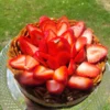 Chocoflan of strawberry